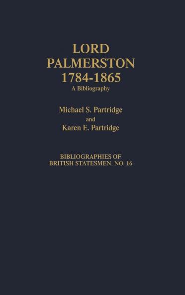 Lord Palmerston 1784-1865