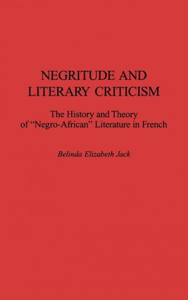 Negritude and Literary Criticism