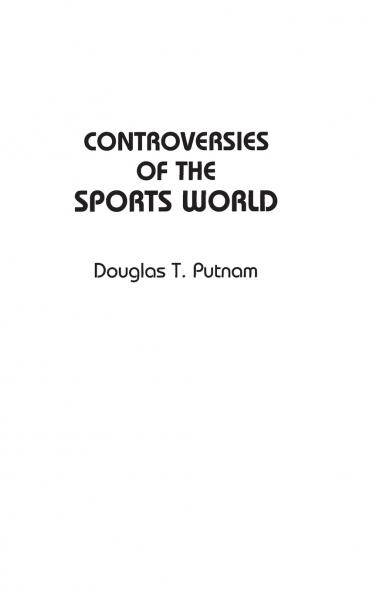 Controversies of the Sports World