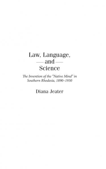 Law Language and Science