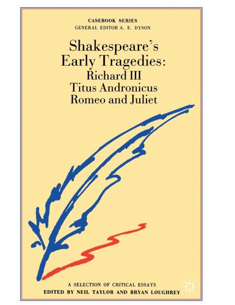 Shakespeare's Early Tragedies