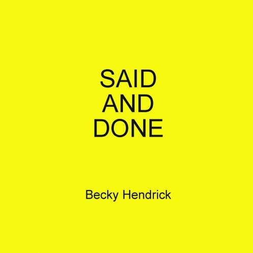 Said and Done