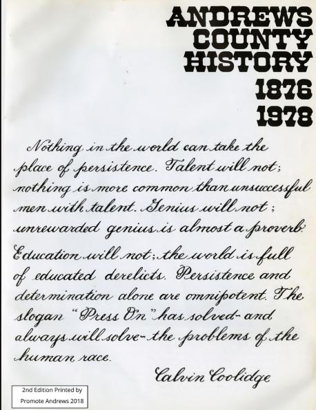Andrews County History