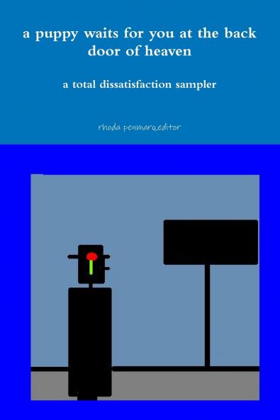 a puppy waits for you at the back door of heaven