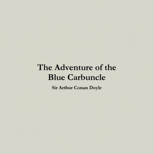 The Adventure of the Blue Carbuncle