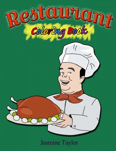 Restaurant Coloring Book