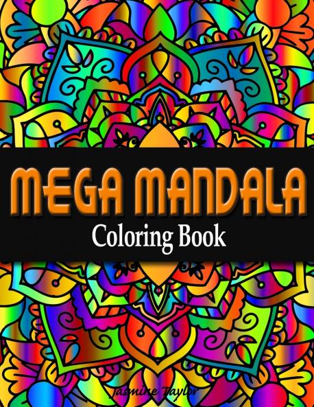 Mega Mandala Coloring Book