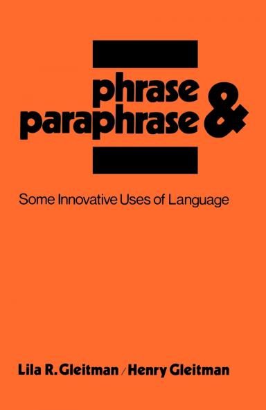 Phrase and Paraphrase
