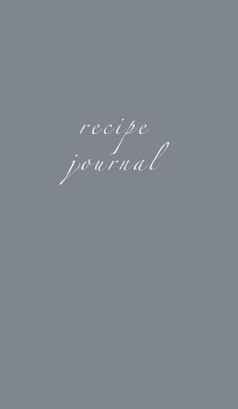 Recipe Journal