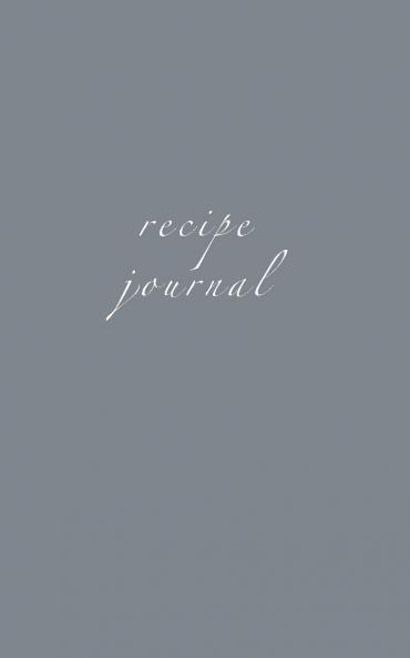 Recipe Journal Softcover