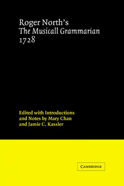 Roger North's the Musicall Grammarian 1728