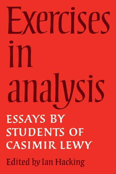 Exercises in Analysis