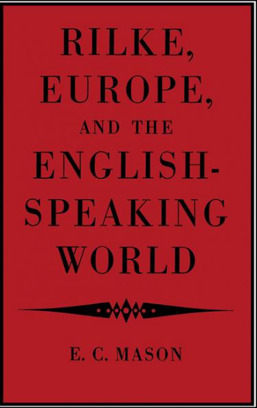 Rilke Europe and the English-Speaking World
