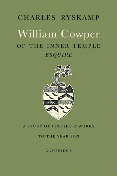 William Cowper of the Inner Temple Esq.