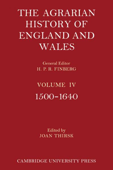The Agrarian History of England and Wales