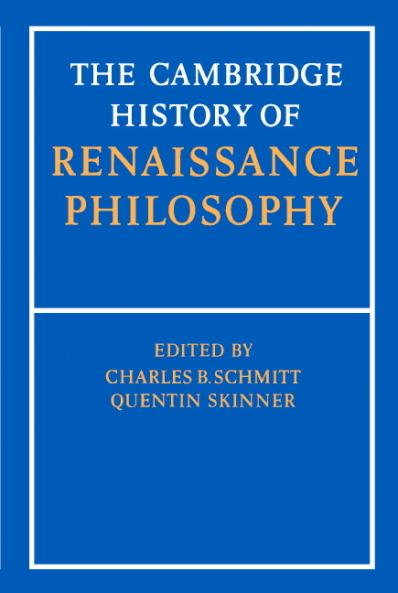 Camb Hist of Renaissance Philosophy