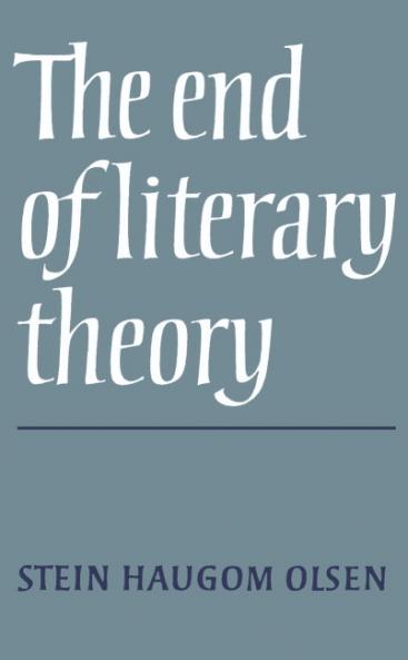 The End of Literary Theory