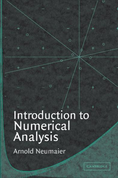 Introduction to Numerical Analysis