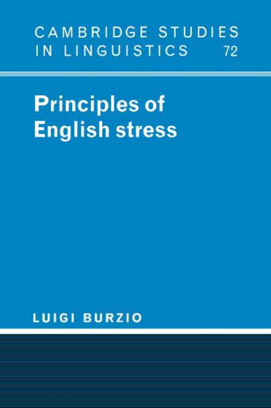 Principles of English Stress