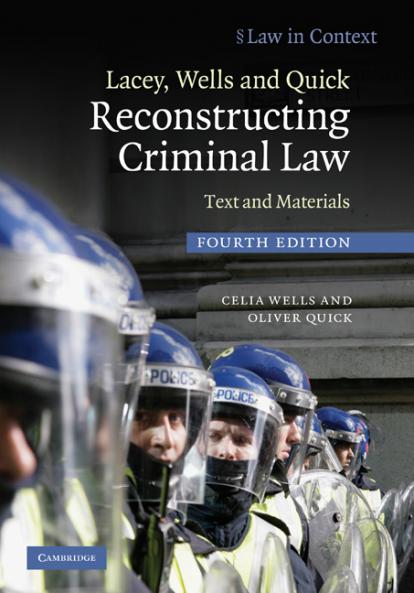 Lacey Wells and Quick Reconstructing Criminal Law