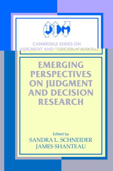 Emerging Perspectve Decision Resrch