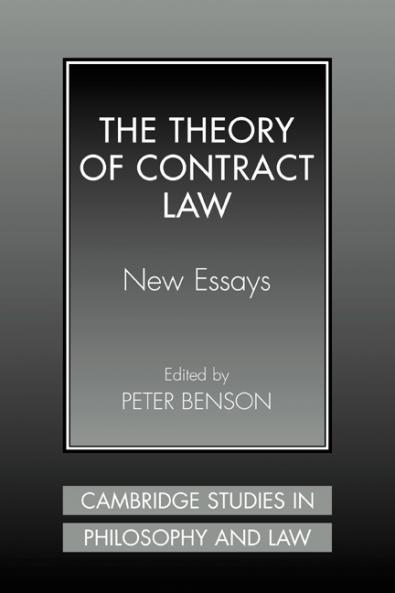 The Theory of Contract Law