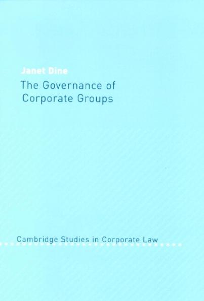 The Governance of Corporate Groups