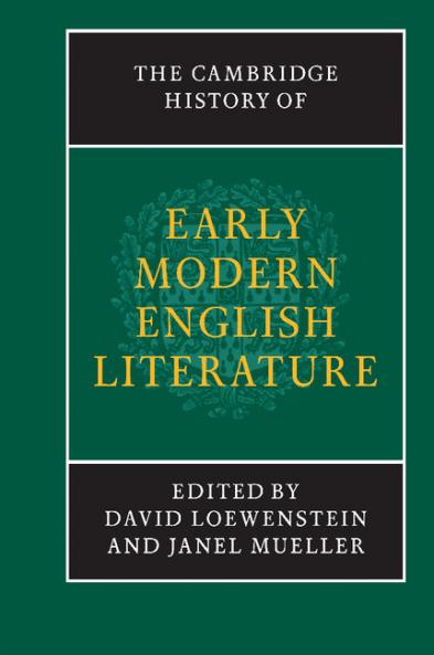 The Cambridge History of Early Modern English Literature