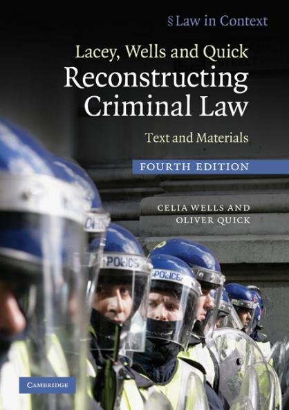 Lacey Wells and Quick Reconstructing Criminal Law