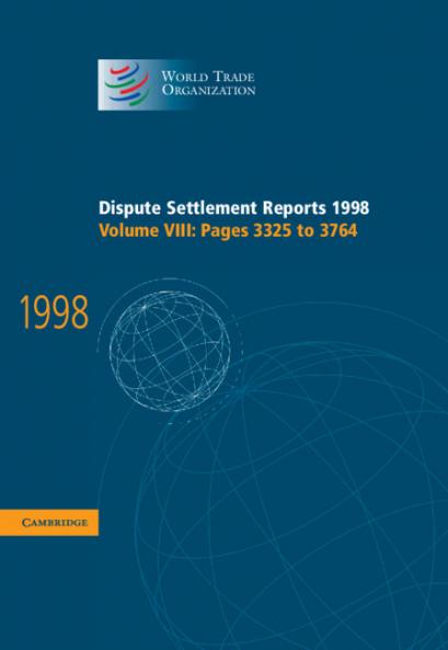 Dispute Settlement Reports 1998