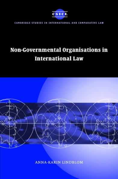 Non-Governmental Organisations in International Law