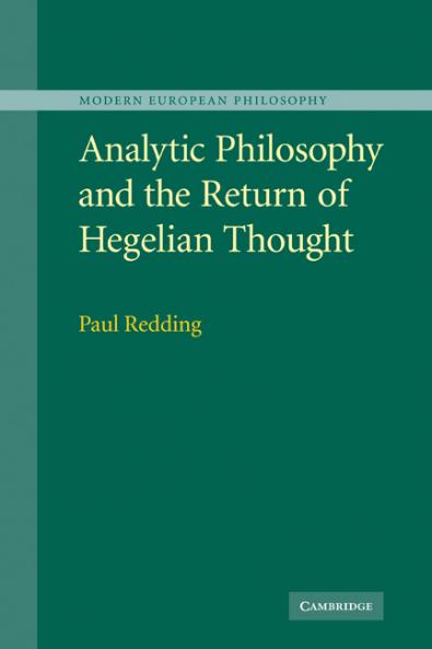 Analytic Philosophy and the Return of Hegelian Thought
