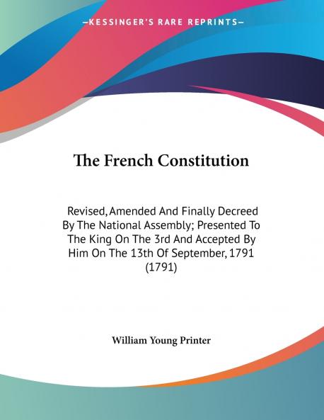 The French Constitution