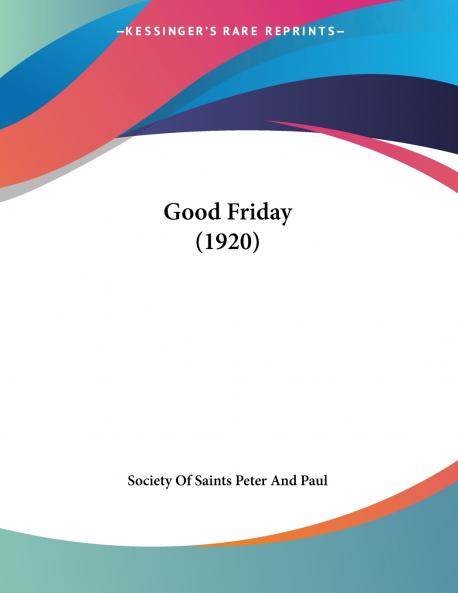 Good Friday (1920)