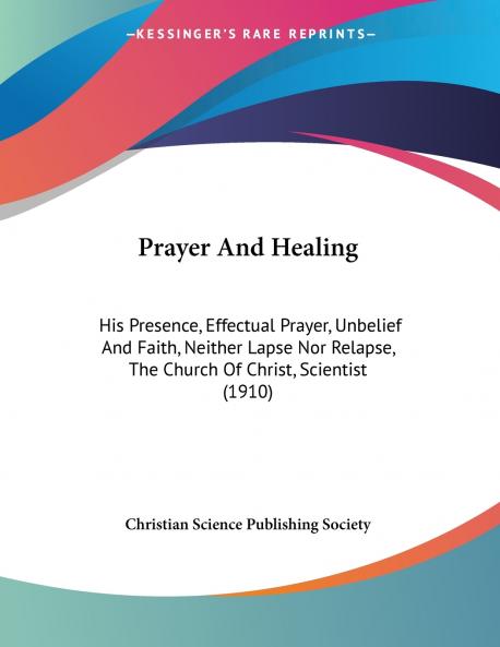 Prayer And Healing