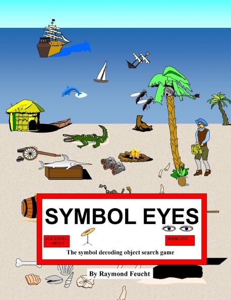 SYMBOL EYES REBUS GAME PUZZLE BOOK