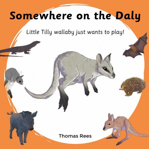 Somewhere on the Daly - Little Tilly wallaby just wants to play!