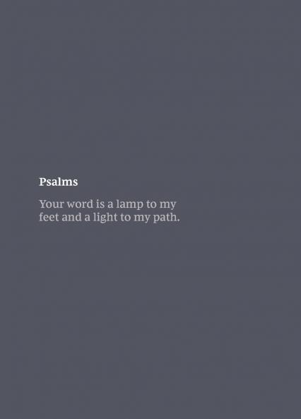 NKJV Bible Journal - Psalms Paperback Comfort Print | Softcover | Gray