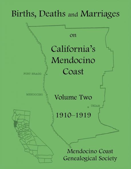 Births Deaths and Marriages on California's Mendocino Coast