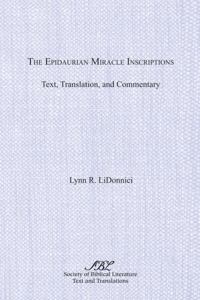 The Epidaurian Miracle Inscriptions