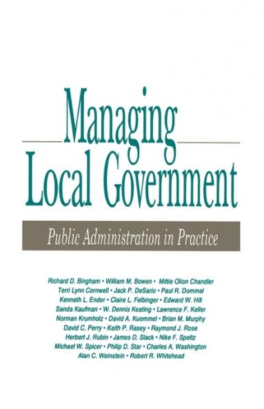 Managing Local Government