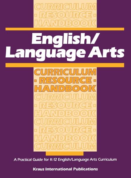 English/ Language Arts Curriculum Resource Handbook