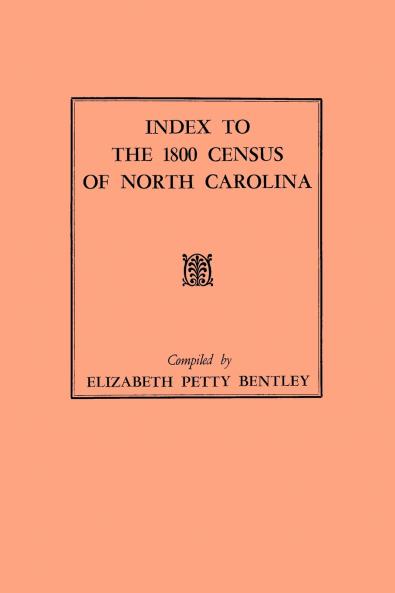 Index to the 1800 Census of North Carolina