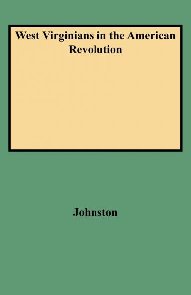 West Virginians in the American Revolution
