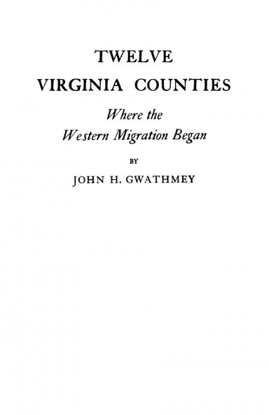 Twelve Virginia Counties