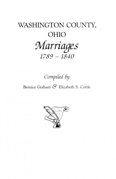 Washington County Ohio Marriages 1789-1840