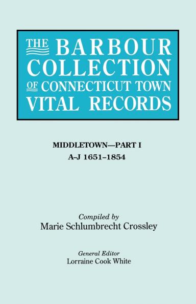 Barbour Collection of Connecticut Town Vital Records. Volume 26