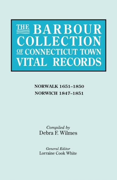 Barbour Collection of Connecticut Town Vital Records. Volume 32