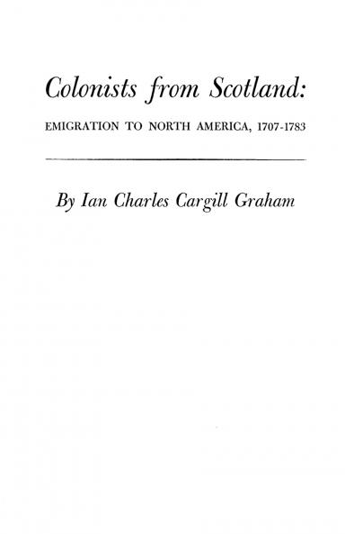 Colonists from Scotland