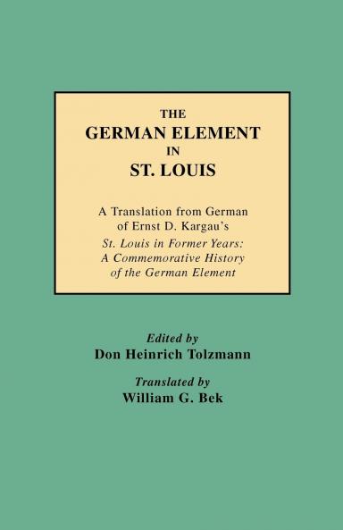 German Element in St. Louis